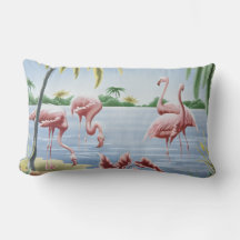 Travesseiro decorativo Vintage Turner Flamingo Lum