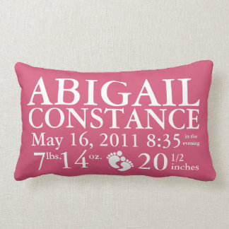 Almofada Lombar Travesseiro do anúncio do nascimento do bebê