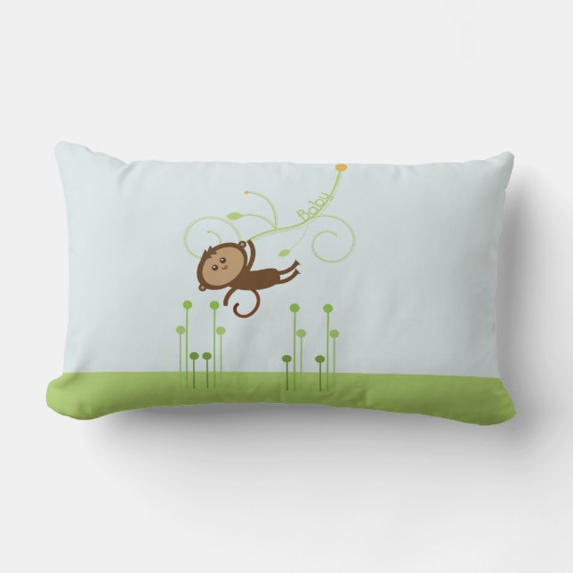 Almofada Lombar Travesseiro do bebê do macaco (Frente)