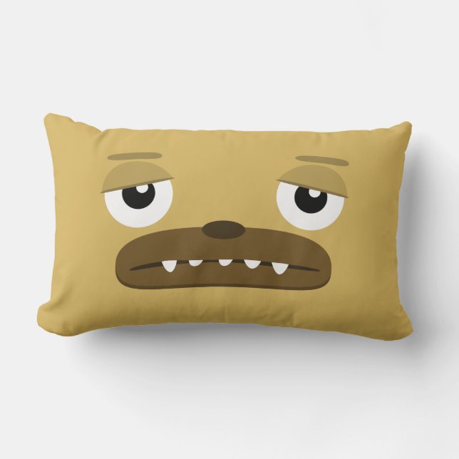 Almofada Lombar Travesseiro do cão de BBSS (21" x13") (Frente)