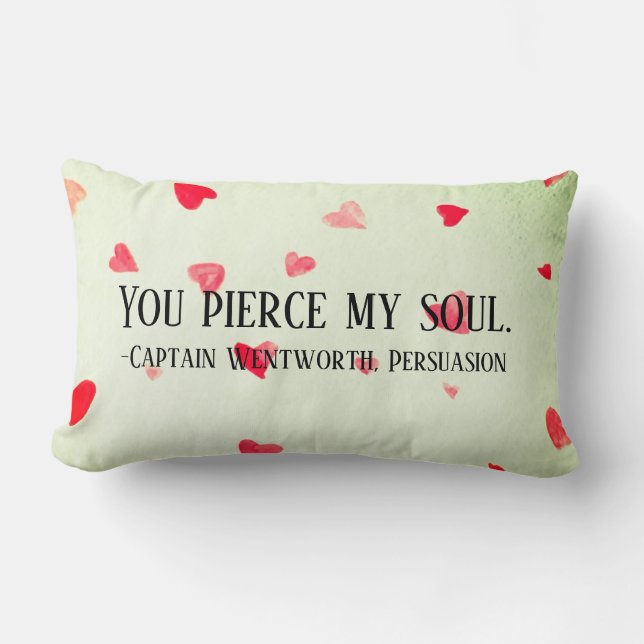 Almofada Lombar Travesseiro do Capitão Wentworth (Frente)