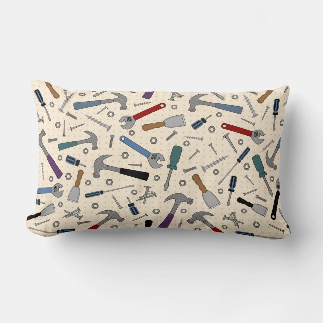 Almofada Lombar Travesseiro do Conjunto de Ferramentas do pai (Frente)
