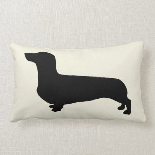 Almofada Lombar Travesseiro do Dachshund com parte traseira