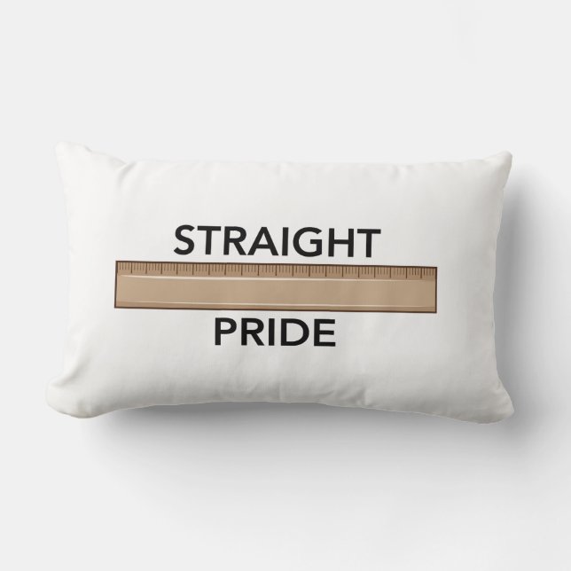 Almofada Lombar Travesseiro do Orgulho de hetero (Frente)