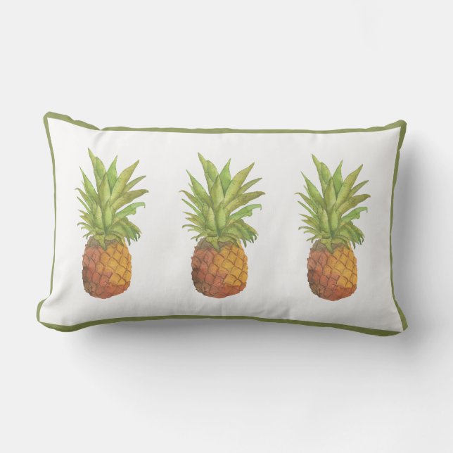 Almofada Lombar Travesseiro do quadro de madeira castanho-do-mar (Frente)