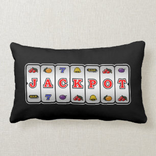 Almofada Lombar Travesseiro do slot machine do jackpot (inverso)