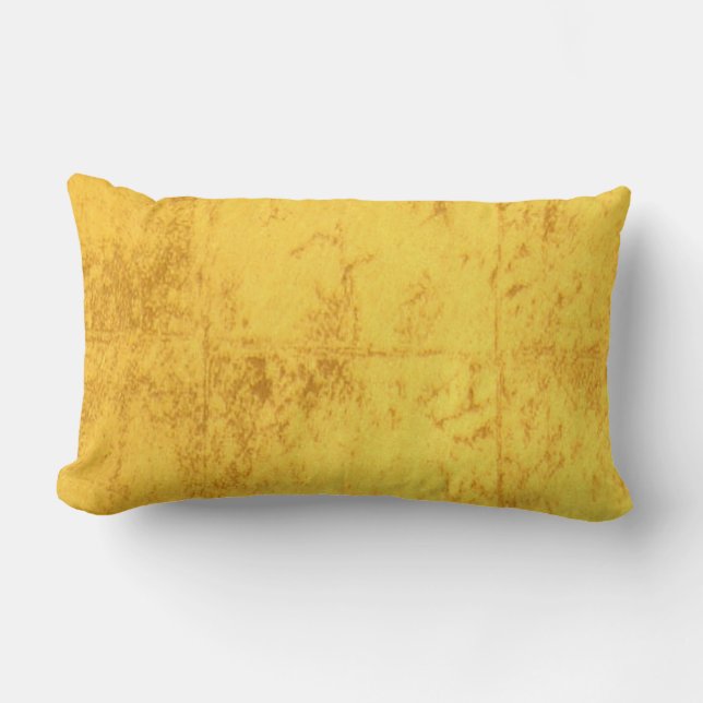 Almofada Lombar Travesseiro Dourado (Frente)
