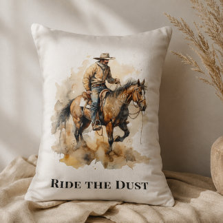 Almofada Lombar Travesseiro Dust Trail Ranch Para Amantes de Caval