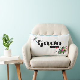 Almofada Lombar Travesseiro Engraçado 'Gago' Decoração Boho Filipi