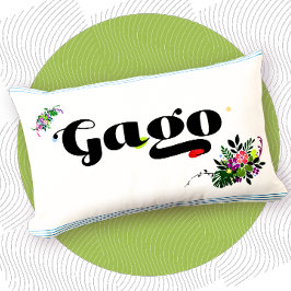 Almofada Lombar Travesseiro Engraçado 'Gago' Decoração Boho Filipi