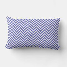 Travesseiro exterior | Royal Blue Herringbone Patt