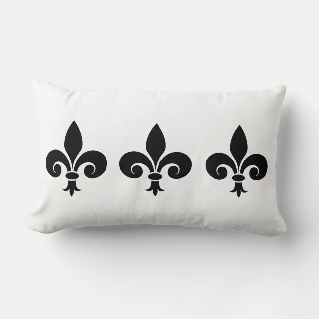 Almofada Lombar Travesseiro Fleur De Lis (Frente)