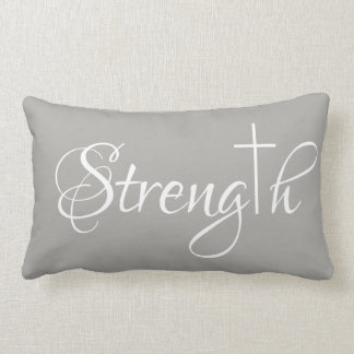 Almofada Lombar Travesseiro frente e verso da força/fé