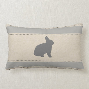 Almofada Lombar Travesseiro Funny Bunny Stripes
