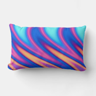 Almofada Lombar Travesseiro Grande Aqua Flames