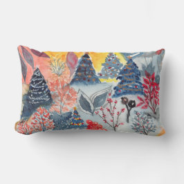 Almofada Lombar Travesseiro Holiday Doodle por Jill