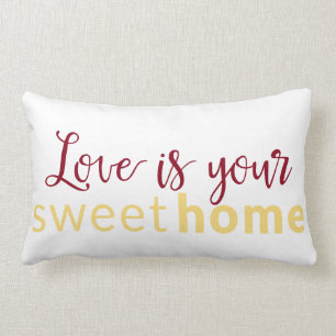 Almofada Lombar Travesseiro Home doce