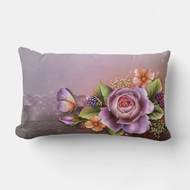 Almofada Lombar Travesseiro lombar 13" x 21" (Frente)