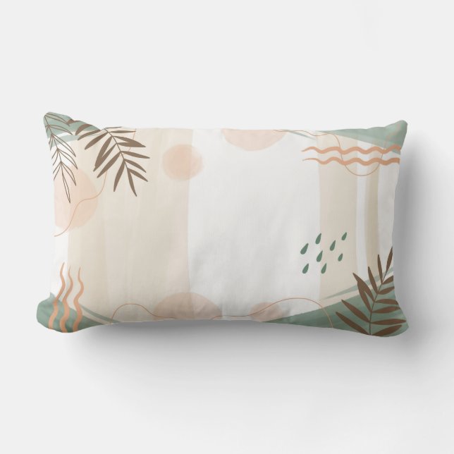 Almofada Lombar Travesseiro lombar abstrato (Frente)