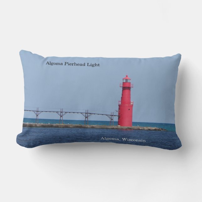 Almofada Lombar Travesseiro lombar Algoma Pierhead Light (Frente)