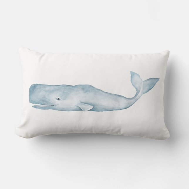 Almofada Lombar Travesseiro lombar azul grande do acento (Frente)