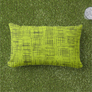 Almofada Lombar Travesseiro lombar Chartreuse Tweed ao ar livre