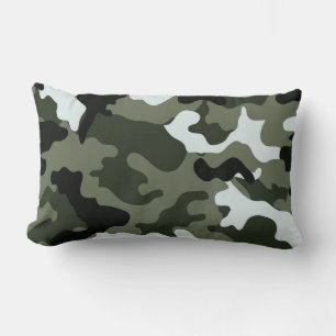 Almofada Lombar Travesseiro lombar da Camo Verde Militar.