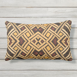 Almofada Lombar Travesseiro lombar da colagem de Kuba do africano