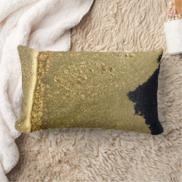 Almofada Lombar travesseiro lombar de abstrato brilhante Dourado