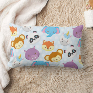 Almofada Lombar Travesseiro lombar de amigos animais de 13" x 21"