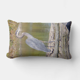Almofada Lombar Travesseiro lombar de dois lados do Blue Heron
