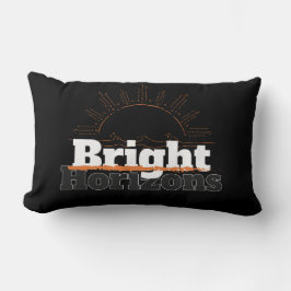 Almofada Lombar Travesseiro lombar de horizontes simples e brilhan