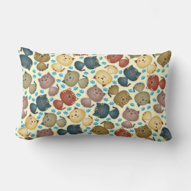 Almofada Lombar Travesseiro lombar de Kats do gatinho (Frente)