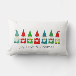 Almofada Lombar Travesseiro Lombar de Natal com Alegria, Amor e Gn