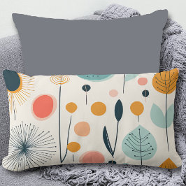 Almofada Lombar Travesseiro lombar do padrão botânico retrô MCM