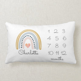 Almofada Lombar Travesseiro lombar do Rainbow Milestone Nursery