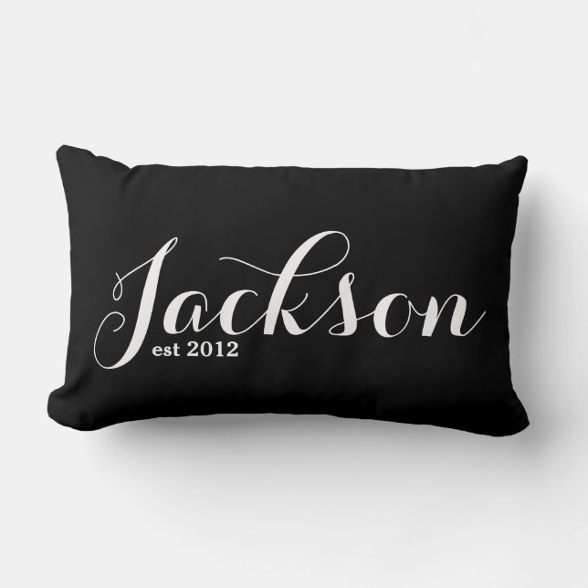 Almofada Lombar Travesseiro lombar do sobrenome (Frente)