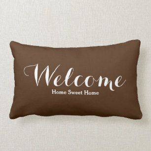 Almofada Lombar Travesseiro lombar Home doce Home bem-vindo