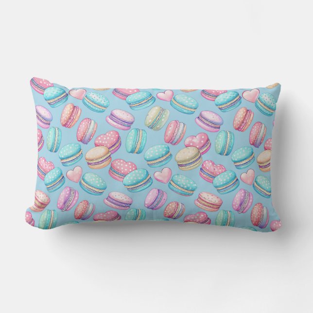 Almofada Lombar Travesseiro Lombar Macaron Pastel (Frente)
