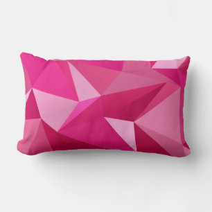 Almofada Lombar Travesseiro lombar multicolorido cor-de-rosa forma