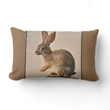 Travesseiro lombar Praying do acento do coelho de