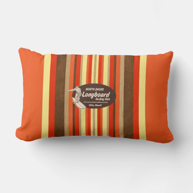 Almofada Lombar Travesseiro lombar reversível da prancha de Havaí (Frente)