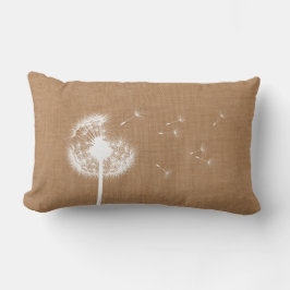 Almofada Lombar Travesseiro lombar Russo Burlap Dandelion