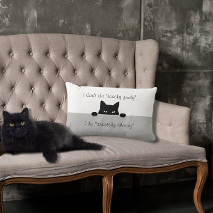 Almofada Lombar Travesseiro Lombar Sneaky Cat Touchy Feely