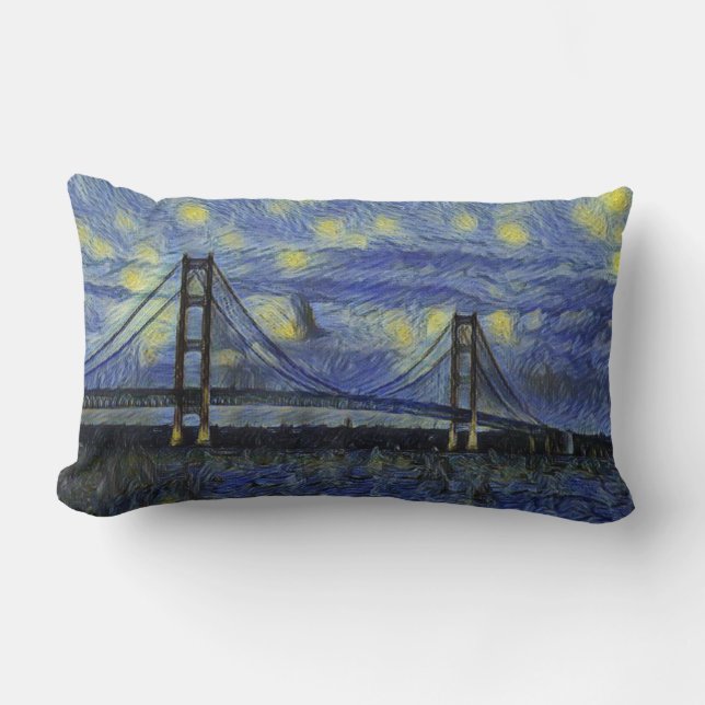 Almofada Lombar Travesseiro lombar Starry Night (Frente)