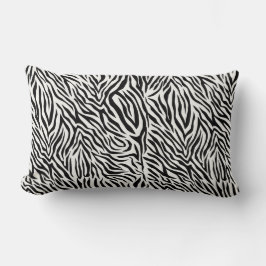 Almofada Lombar Travesseiro Lombar Zebra 33 cm x 53 cm