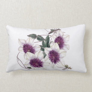 Almofada Lombar Travesseiro Lumbar Branco do Centro Roxo
