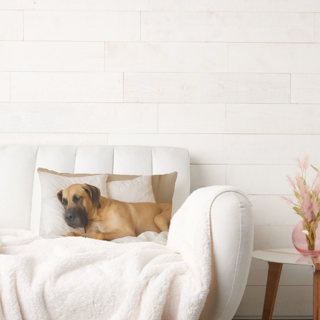 Almofada Lombar Travesseiro Lumbar Cozy Great Dane (Sofá)