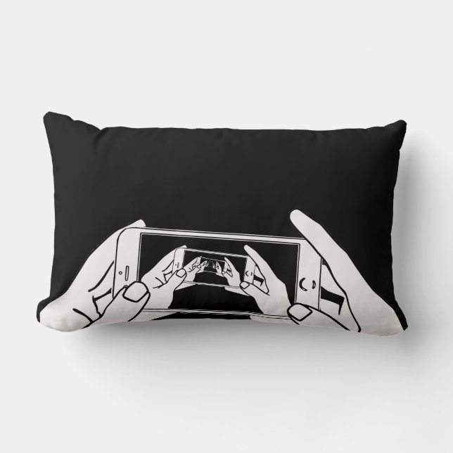 Almofada Lombar Travesseiro Lumbar de Junkie do Smart Phone (Frente)