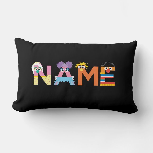 Almofada Lombar Travesseiro Lumbar Personalizável do Alfabeto da R (Frente)